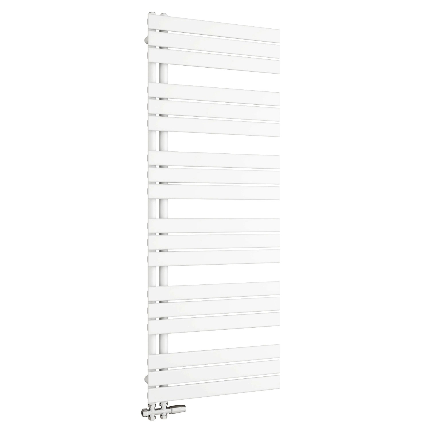 Duschparadies Badheizkörper Handtuchwärmer 159.9x60cm 1027W Weiß Handtuchtrockner mit Seitenanschluss