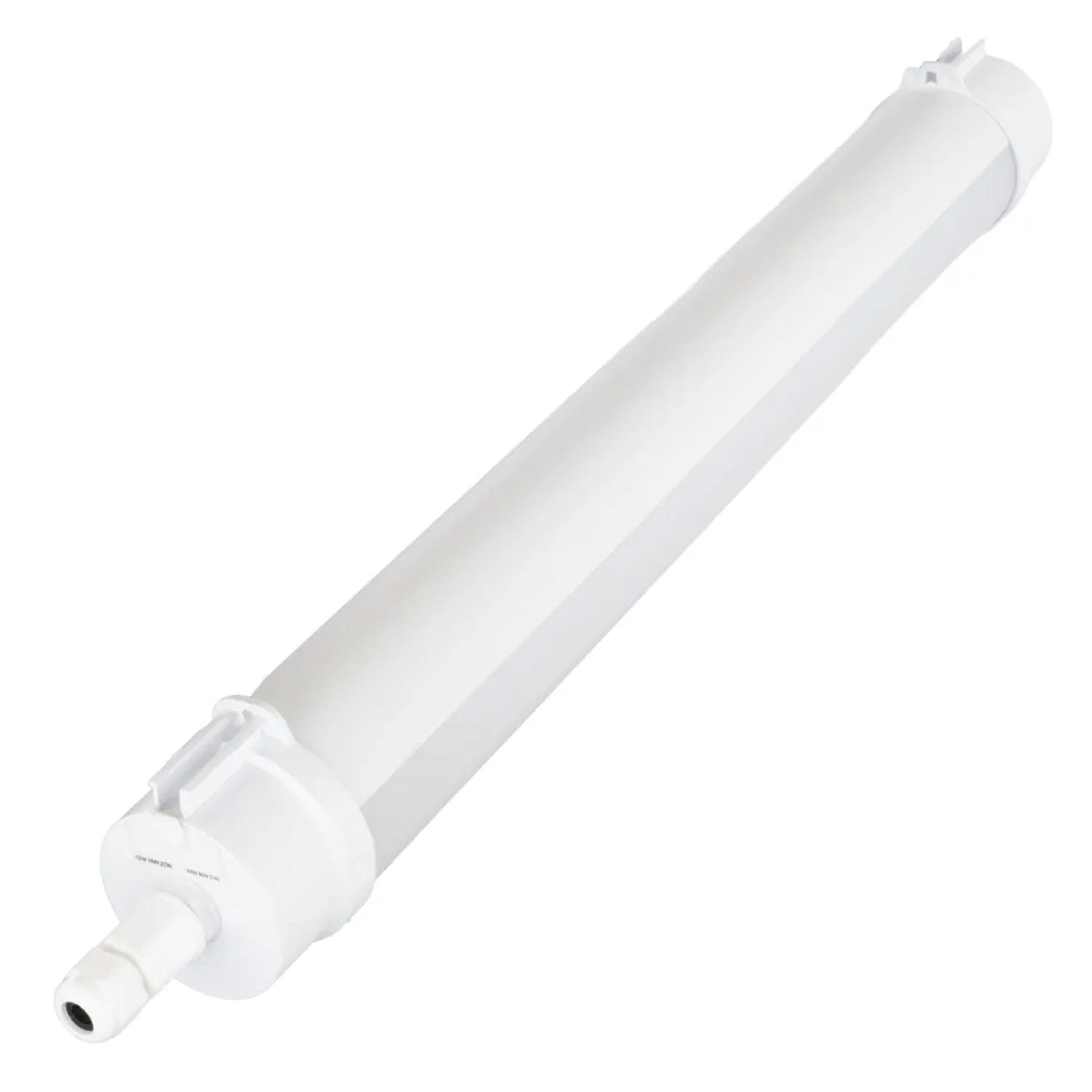 LUXULA LED Feuchtraumleuchte 12-20W 3000-6500K Warm- Kaltweiß Feuchtraumleuchte LED Wannenleuchte Dimmbar Grau