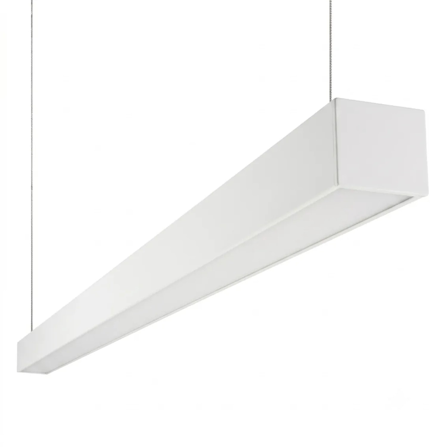 LUXULA LED Linearleuchte 40W 3000K-6500K Warm- Neutral- Kaltweiß Linearleuchte Decke Büro Hängend Dimmbar in Schwarz