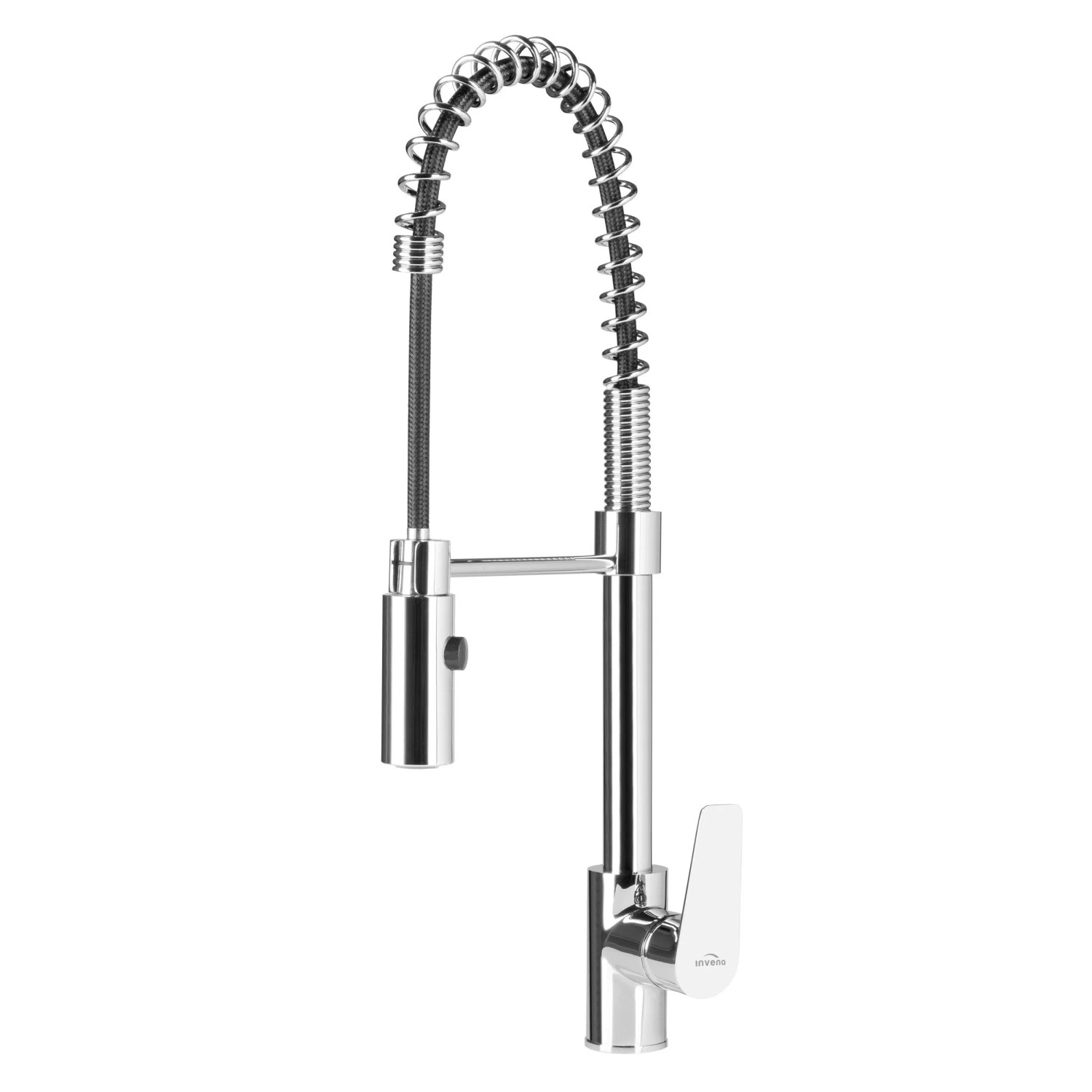 KOLMAN Küchenarmatur Küchenmischer in Silber mit 2-Funktionen-Auslauf