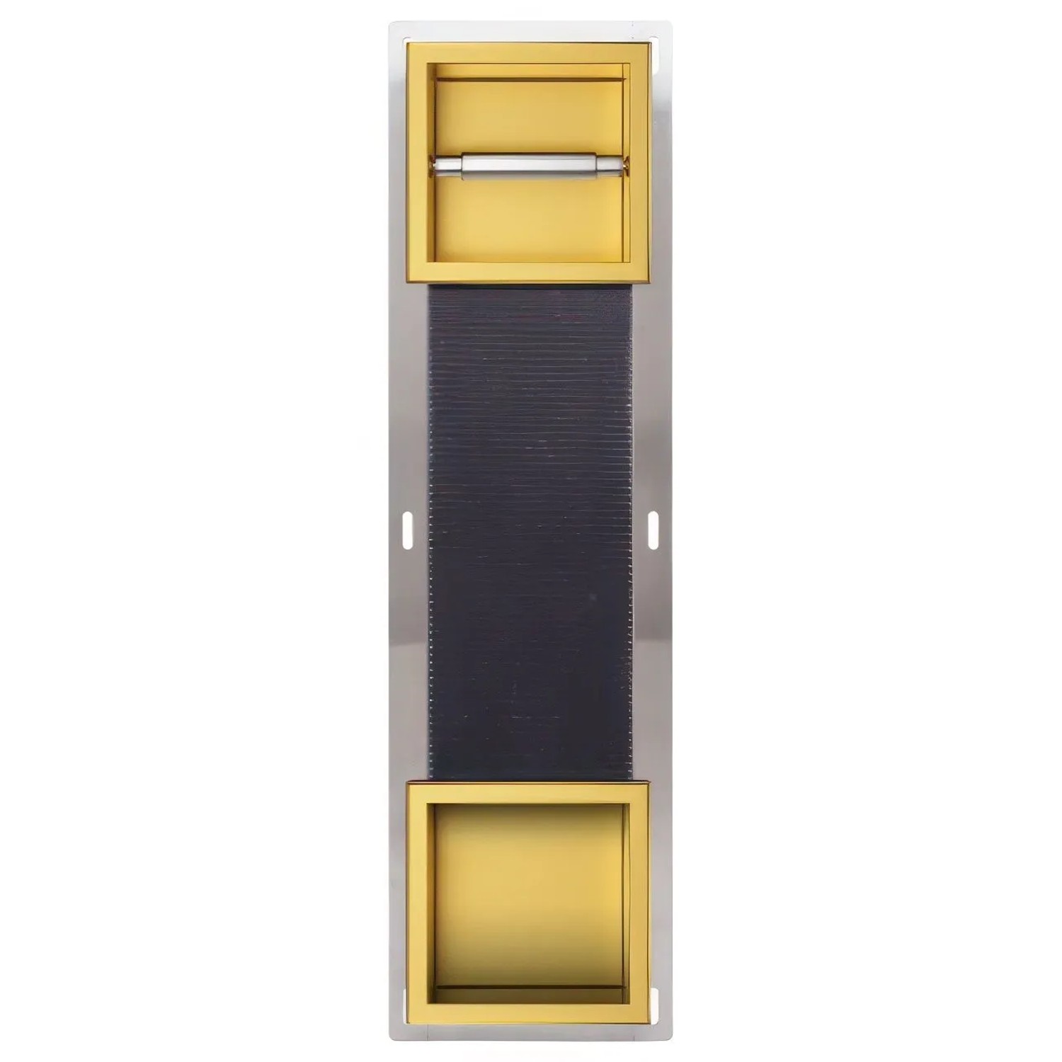 KOLMAN WC-Rollenhalter Unterputz 74 x 20,8 x 14,7 cm Gold