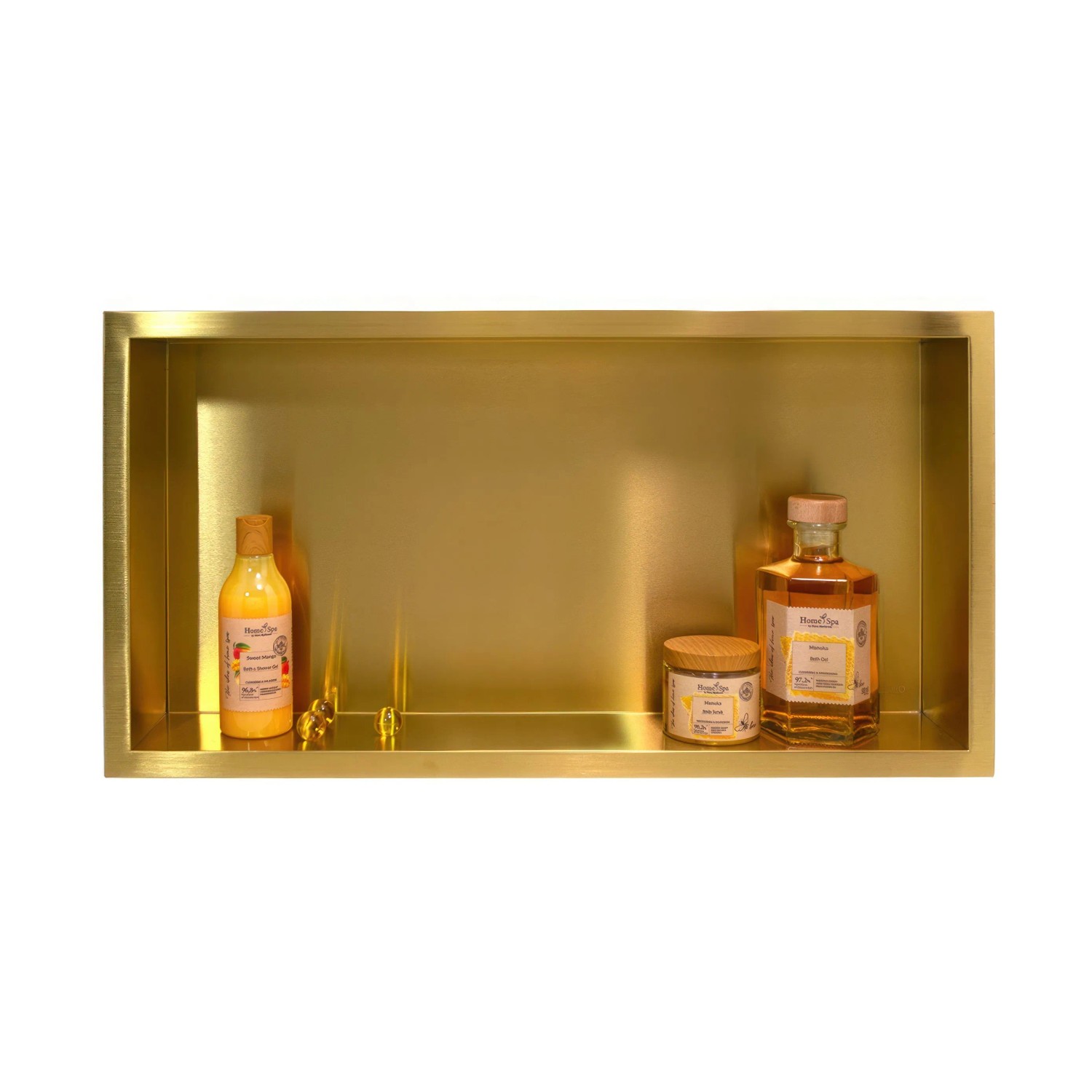KOLMAN Wandnische 30 x 60 x 10 cm Gold