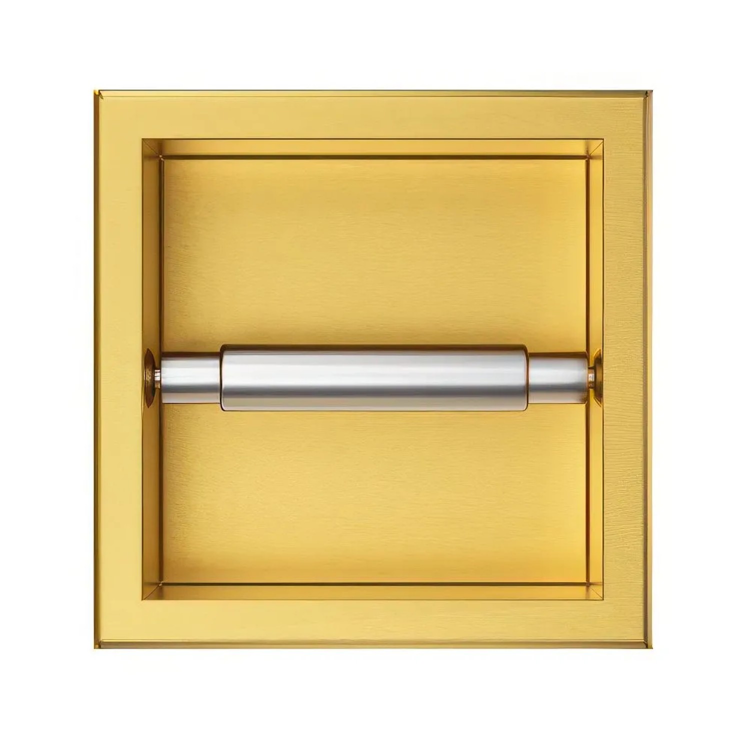 KOLMAN WC-Rollenhalter Unterputz 17,3 x 17,3 x 17,3 cm Gold