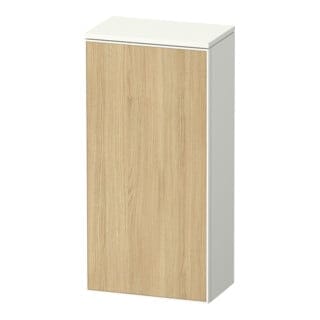 Duravit Halbhochschrank Zencha 40x24x81,9cm, 1 T, An R, E nat/weiß matt