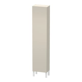 Duravit Hochschrank L-Cube 40x24,3x176cm, Tür rechts, taupe matt