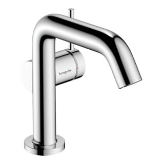hansgrohe Einhebel-Waschtischarmatur Tecturis S F Ausl. 130mm, Push-Open-Ablaufg., chrom