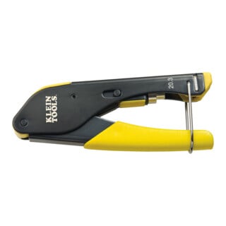 Klein Tools Kompressionszange Koaxstecker F kompakt RG59 RG6 14,2cm