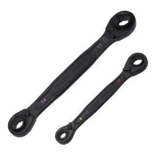 Klein Tools Ratschenringschlüssel-Set 4-in-1 metrisch 2-teilig