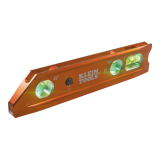 Klein Tools Torpedo-Wasserwaage 230mm Aluminium beleuchtet magnetisch