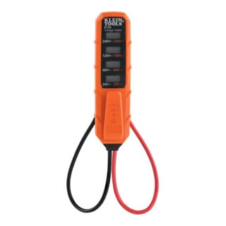 Klein Tools Spannungsprüfer AC DC 24 bis 240 V batterielos LED Anzeige CAT III