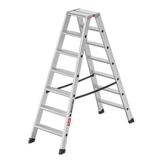 Hailo Aluminium-Doppelstufenleiter Master D100 2 x 7 Stufen