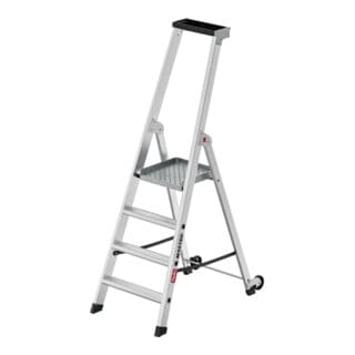 Hailo Aluminium-Plattformleiter Master P80 4 Stufen