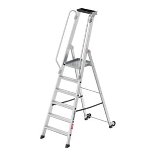 Hailo Aluminium-Plattformleiter Master P80 6 Stufen