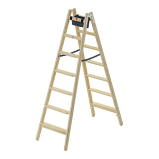 Hailo Holzleiter Master H80 2x7 Stufen