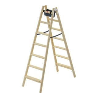 Hailo Holzleiter Master H80 2x7 Stufen