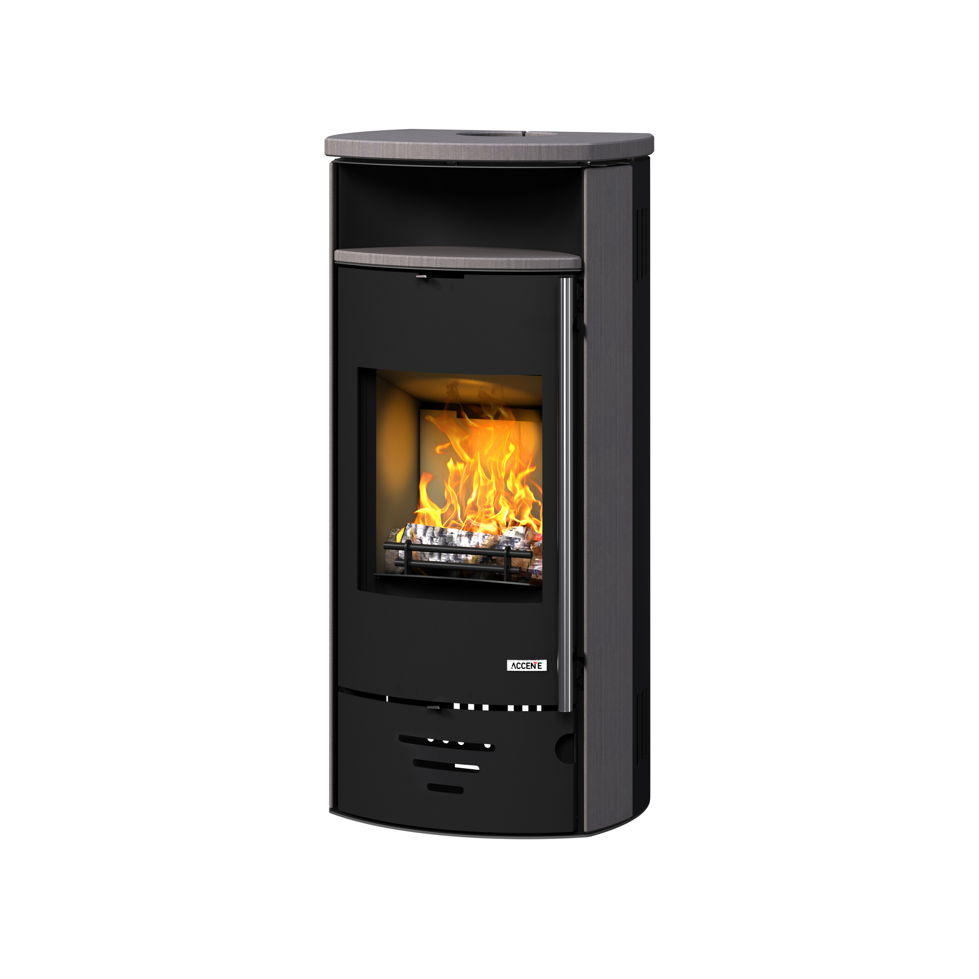 Accente International Kaminofen 'Casablanca 4.0 STS' rosewood 7 kW