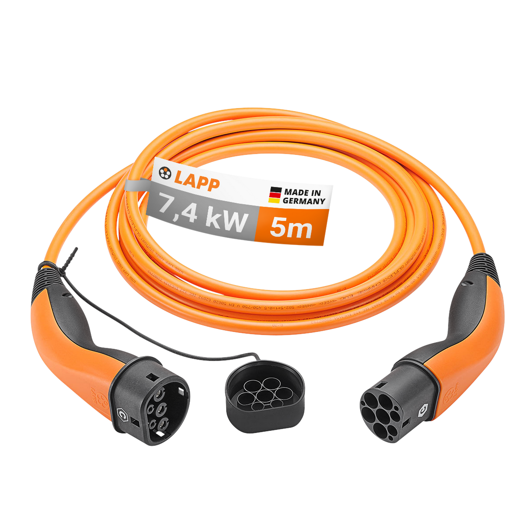 LAPP Standard-Ladekabel Typ 2 für Elektro- und Hybridfahrzeuge bis zu 7,4 kW 5 m
