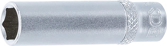 BGS Steckschlüssel-Einsatz Sechskant, tief 10509, Antrieb Innenvierkant 6,3 mm (1/4"), SW 9 mm