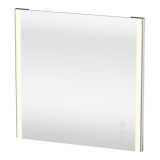 Duravit Lichtspiegel XSquare 80x80x3,3cm, 49 W, LED, chrom