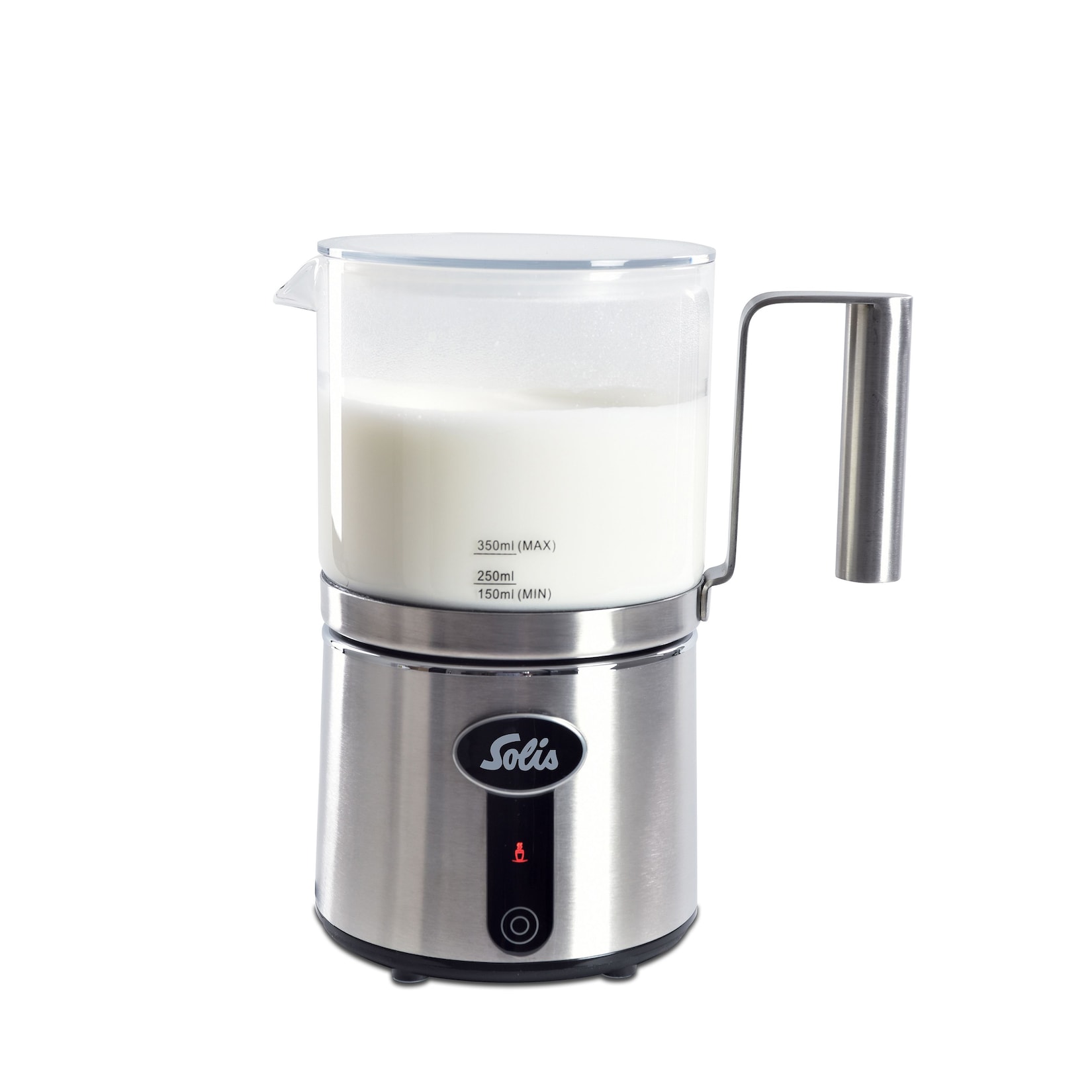 Solis Milchaufschäumer, erhitzen, 600 W, 5 Funktionen, 350 ml Glaskrug