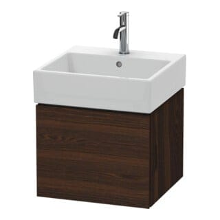 Duravit Waschtischunterschrank L-Cube 48,4x45,9cm, Nussb geb., 1 Ausz., wandhängend