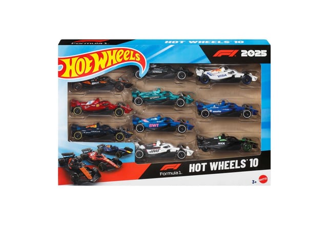 Hot Wheels F-1 Racing 1:64 10-Pack