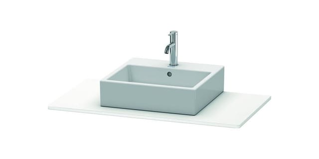 Duravit Konsole XSquare 100x55cm, weiß matt, mit 1 Ausschnitt