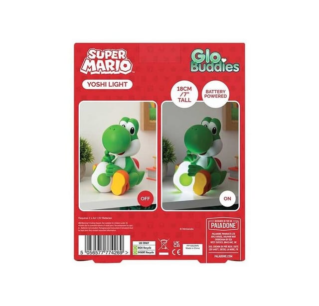Paladone - Super Mario - Yoshi GloBuddies - Lampe