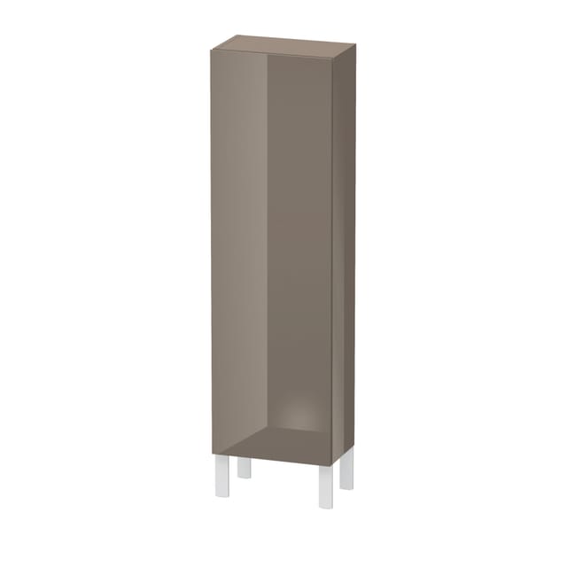 Duravit Halbhochschrank L-Cube 40x24,3x132cm, Tür re, flan. Gr hgl