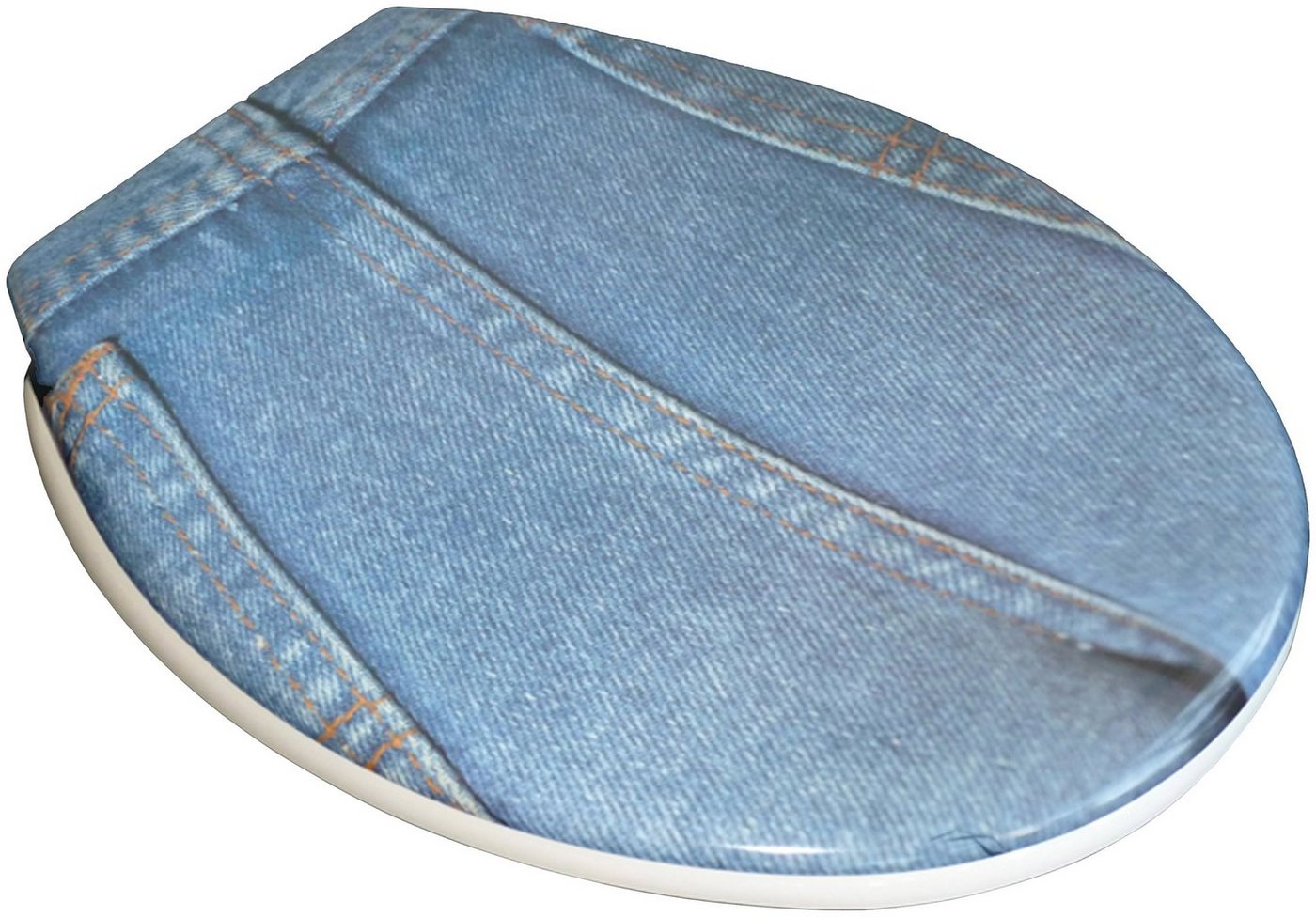 ADOB WC-Sitz Jeans, sehr stabil, universal passend Bild 3