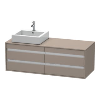 Duravit Waschtischunterschrank Ketho 140x55x49,6cm, f AWT, 4 La, B L, bas. ma