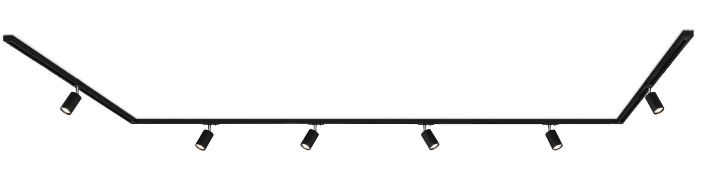 Briloner Leuchten Schienensystem-Sets RAIL, ohne Leuchtmittel, Schienensystem Rail 4,5 m Schwarz max. 9W Decke Wohnzimmer Büro Küche Bild 3
