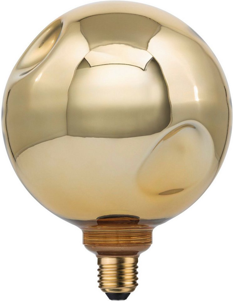 Paulmann LED-Filament Vint G150 400lm 2700K gold 3step dim 4,7W 230V 3Dellen, E27, 1 St., Warmweiß, Dimmbar Bild 5