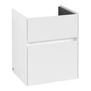 V&B Waschtischunterschrank Collaro 46x54,6x37,4cm, WT mittig, white matt