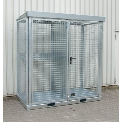 Bauer Südlohn Gasflaschen-Container GFC-E/G M2, feuerverzinkt