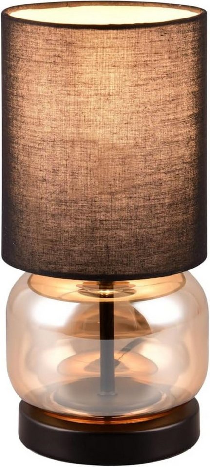 lightling Tischleuchte Elia, ohne Leuchtmittel, mit Schnurschalter, IP20 Indoor, amberfarbig Bild 2