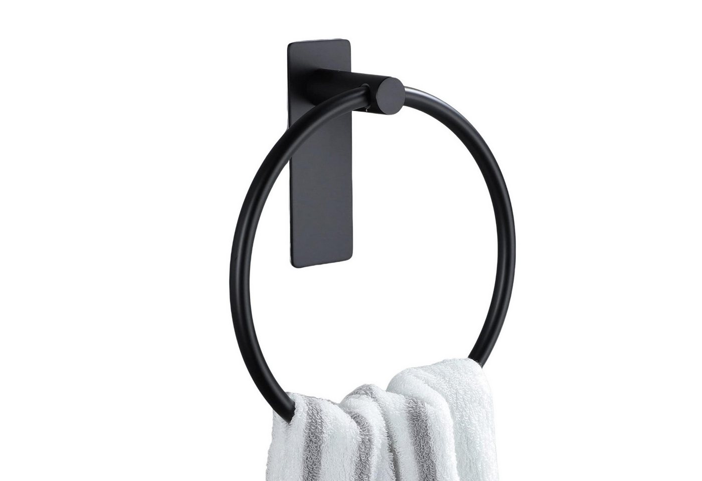 Coonoor Handtuchring Handtuchhalter aus Edelstahl, Ohne Bohren Handtuchstange, Handtuchhalter Ring für Küche und Badezimmer