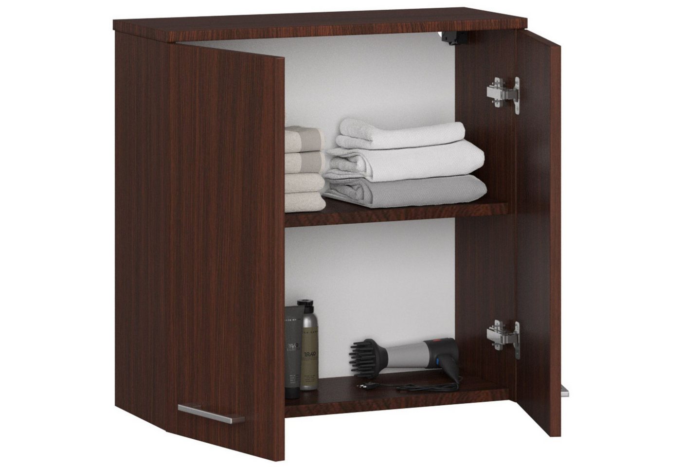 Raumhirsch Furniture Badkommode hängender Badezimmerschrank - Hochglanz für modernen Stil - Badmöbel, Maße 60 x 30 x 22,5 cm Bild 3