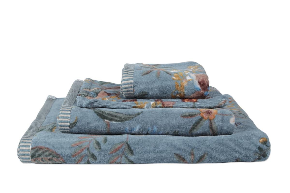 PiP Studio Waschhandschuh Secret Garden Waschhandschuh blue 16x22cm (1 Stück), 100% Baumwolle (278607) Bild 4