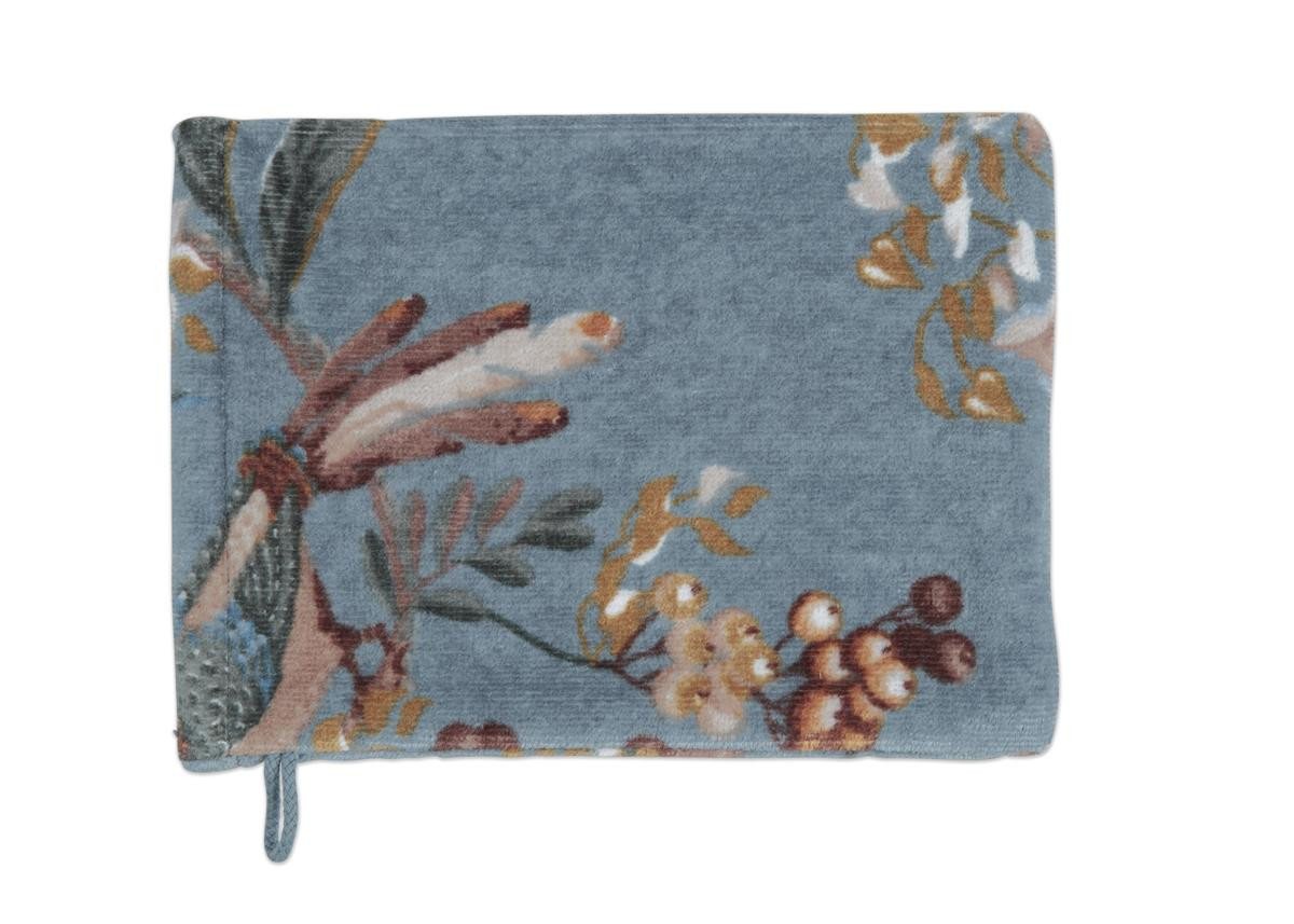 PiP Studio Waschhandschuh Secret Garden Waschhandschuh blue 16x22cm (1 Stück), 100% Baumwolle (278607) Bild 5
