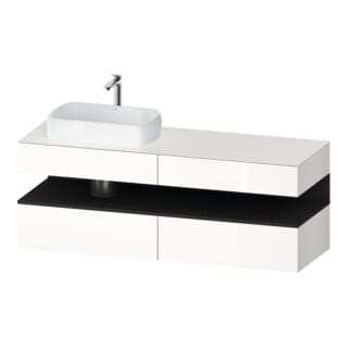 Duravit Waschtischunterschrank Qatego 160x55x60cm, gra m/we g, Pl, Beck. li