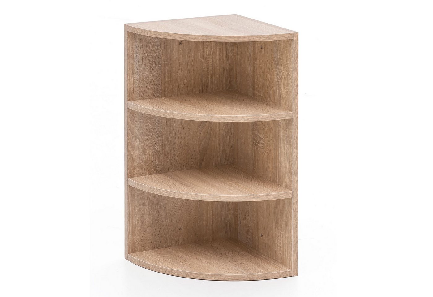 Wohnling Eckregal WL5.842 Sonoma WL5.842 30x60x30cm Wandregal Holz-Regal Hängeregal Hoc, Sonoma 30x60x30 cm, Wandregal, Hängeregal Modern, Wandboard Freischwebend Dekoregal Bücherregal Wand Bild 5