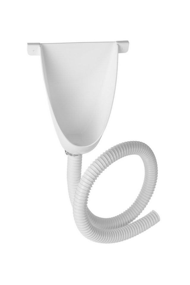 Agande Urinal Urinal mit Schlauch Urinalbecken Pissoir Wandurinal Kunststoff PVC Bild 3