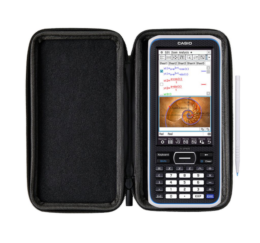 CASIO Taschenrechner Classpad II inkl. Schutztasche Schwarz & Fachbuch (176 S) Bild 2