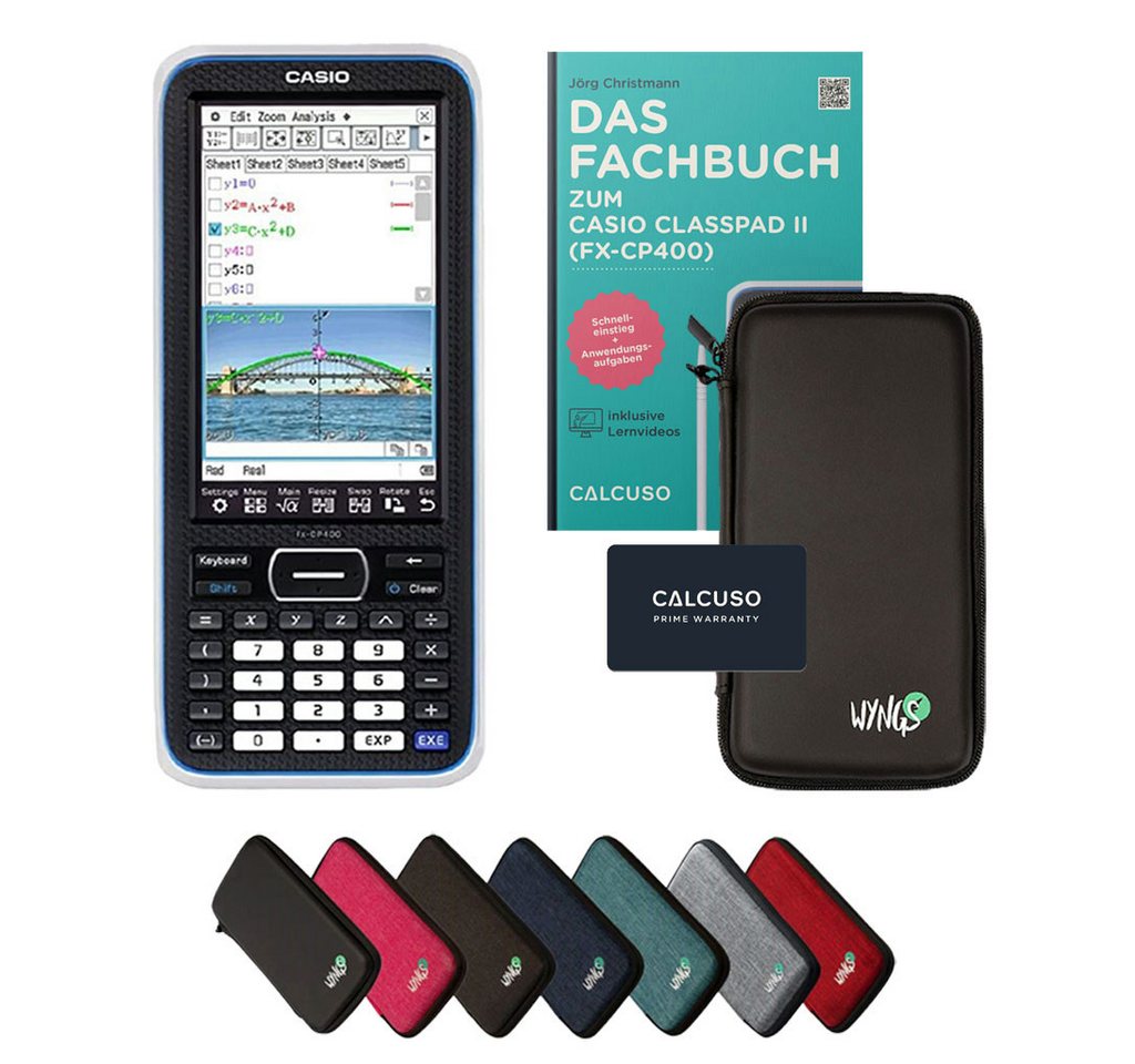 CASIO Taschenrechner Classpad II inkl. Schutztasche Schwarz & Fachbuch (176 S) Bild 5