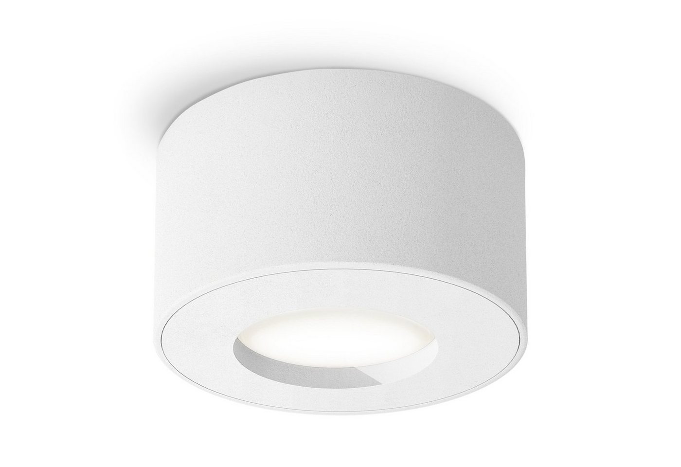 SSC-LUXon LED Aufbaustrahler CELI-1 Aufbauspot fuer Bad & Aussen IP44 in weiss mit LED Modul 4W, Neutralweiß Bild 2
