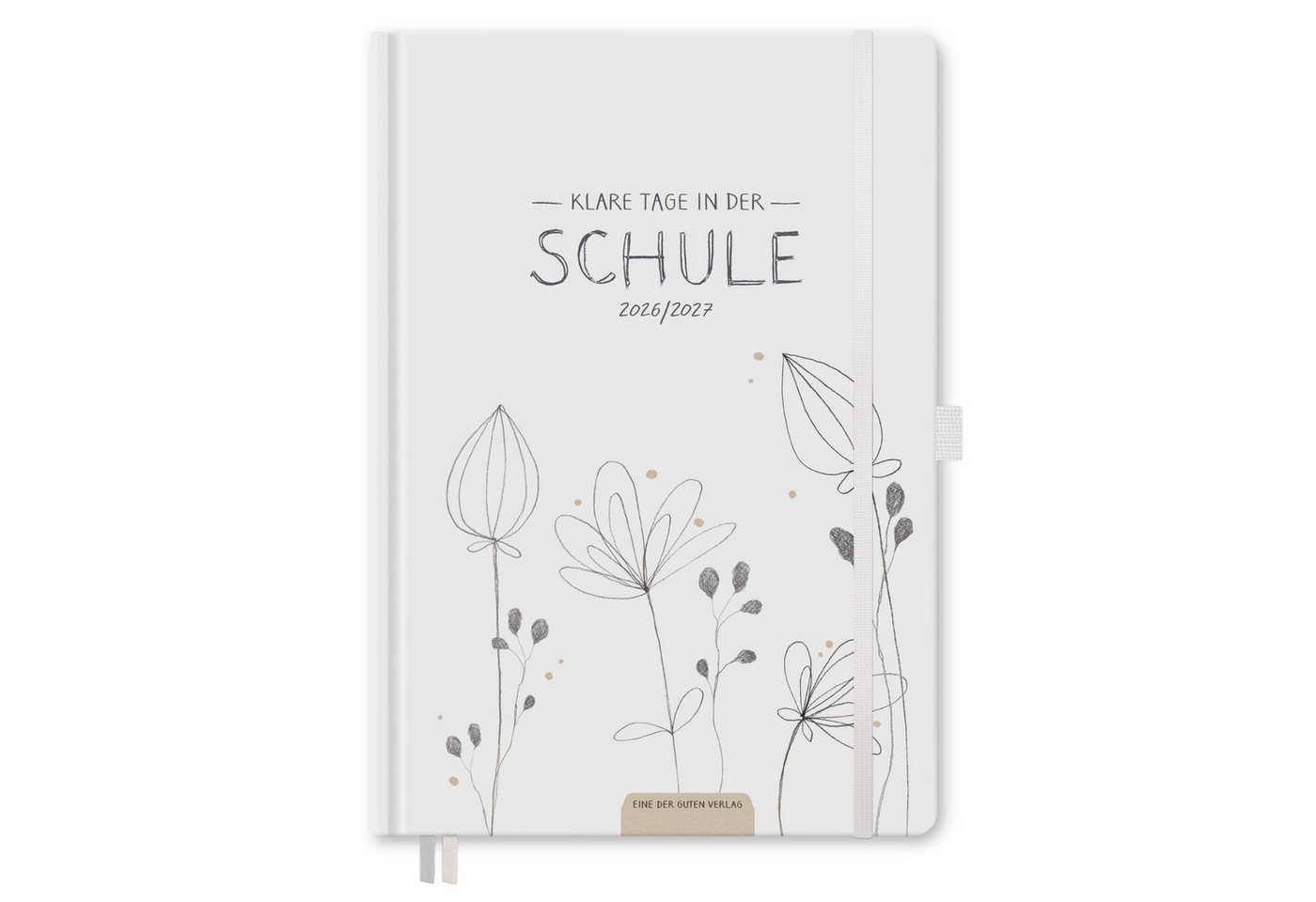 Eine der Guten Verlag Lehrerkalender Lehrerplaner 2026 2027 - 17x24, weiß, 1 Doppelseite / Woche, Schuljahr 26/27, 304 S. Hardcover, klimaneutral Bild 4