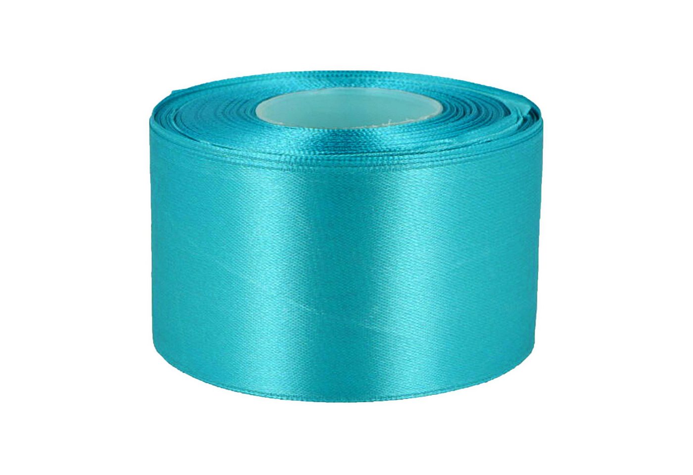 maDDma Satinband 27m Satinband 50mm Geschenkband Dekoband Verpackungsband, aquablau Bild 4