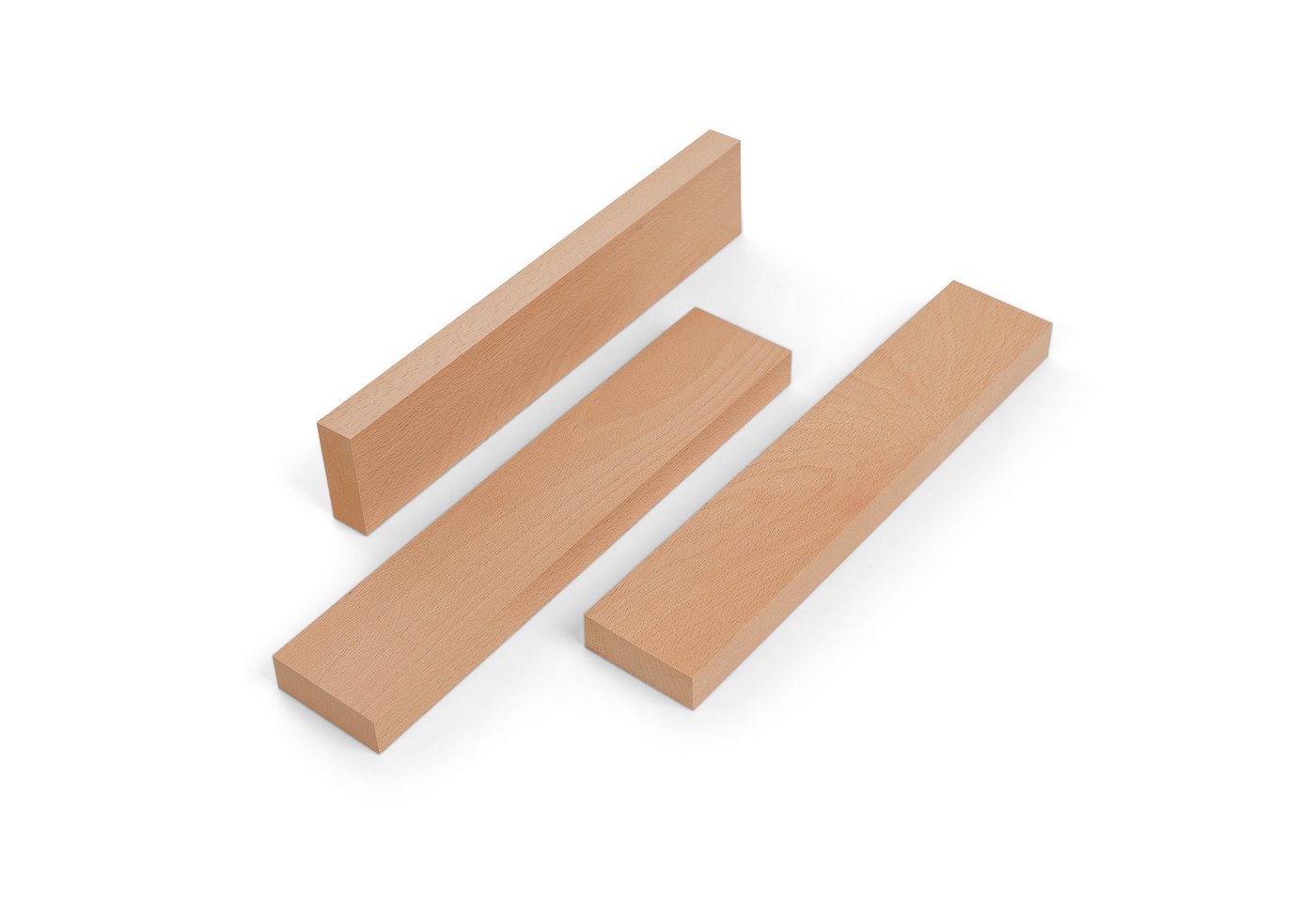 Woodsellers Kantholz Holzleiste - Buche gehobelt - 20 x 70 x 350 mm, (1-tlg), Woodsellers Angebot - Massivholzleiste - Buche gehobelt - 20x70x350mm Bild 3
