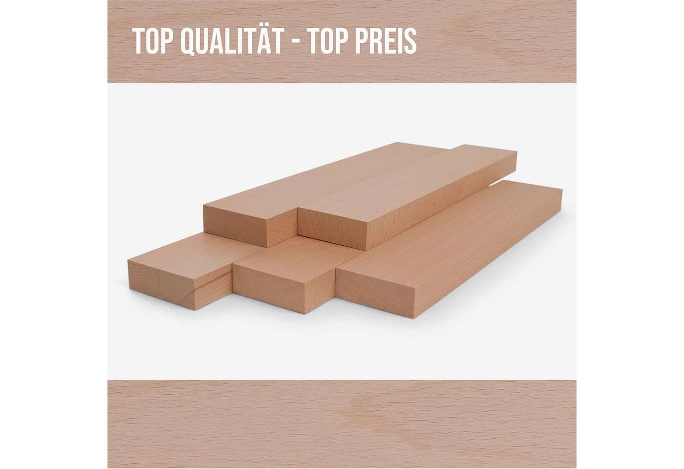 Woodsellers Kantholz Holzleiste - Buche gehobelt - 20 x 70 x 350 mm, (1-tlg), Woodsellers Angebot - Massivholzleiste - Buche gehobelt - 20x70x350mm Bild 5